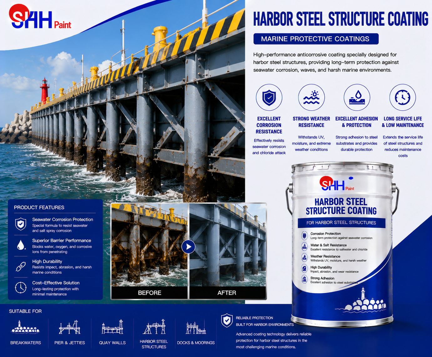 Harbor Steel Structure Coating