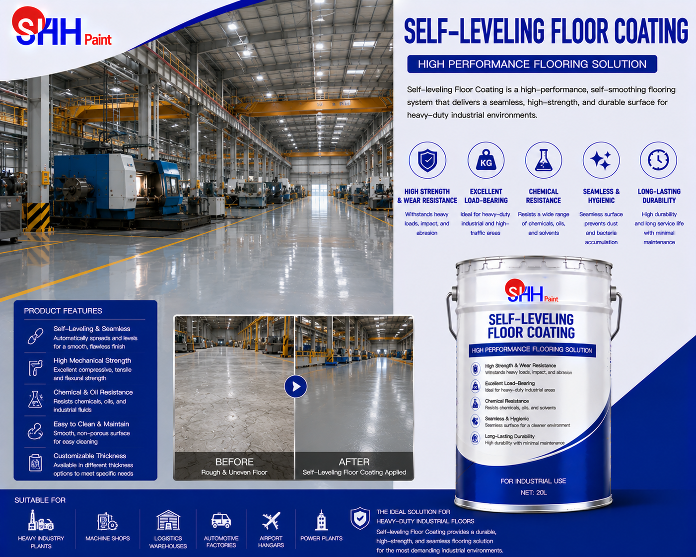 Self-leveling Floor Coating