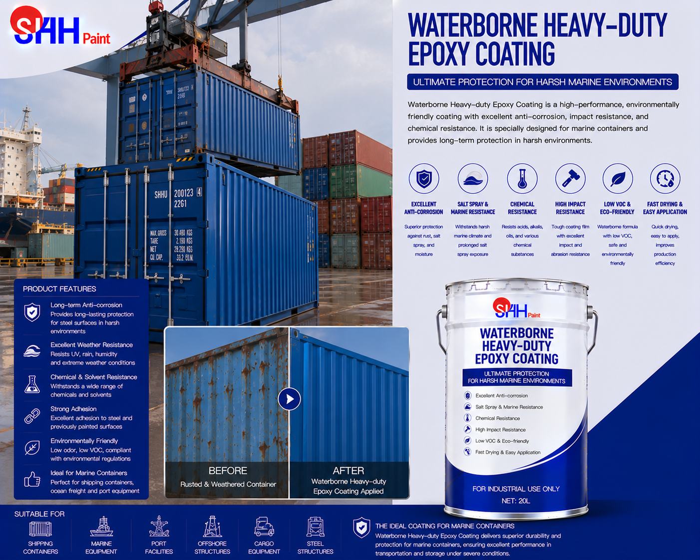 Waterborne Heavy-duty Epoxy Coating